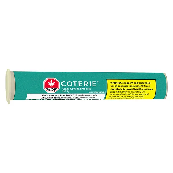 Image for Grape Gotti #12 Pre-Roll, cannabis pre-rolls by Coterie