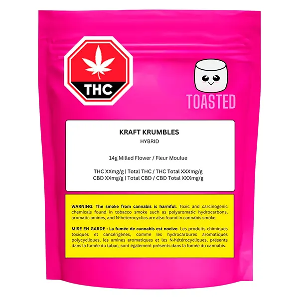 Image for Kraft Krumbles, cannabis milled flower by Always Toasted