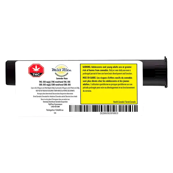 Lavender Haze Pre-roll (Pre-Rolls) by MillRite