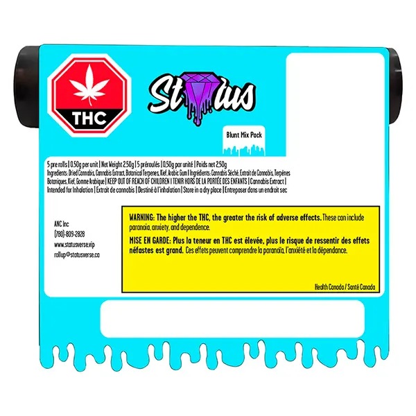 Liquid Diamond Infused Kief Coated Blunt Mix Pack (Blunts) by Status
