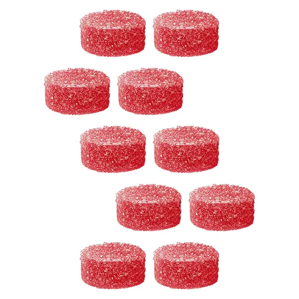 Image for Red Razz Chiller Multi-pack 50 THC:CBD Gummies, cannabis gummies by Edison Sonics