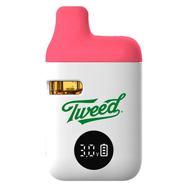 Image for Sour Raspberry Liquid Diamonds AIO, cannabis disposable vapes by Tweed
