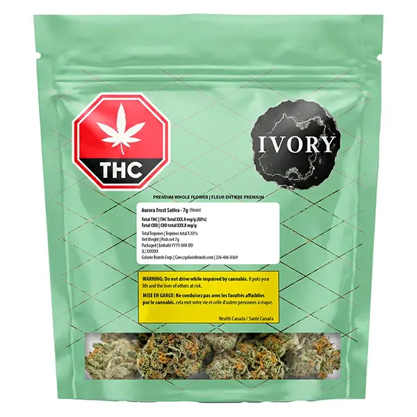 Image for Aurora Frost, cannabis all products by Ivory