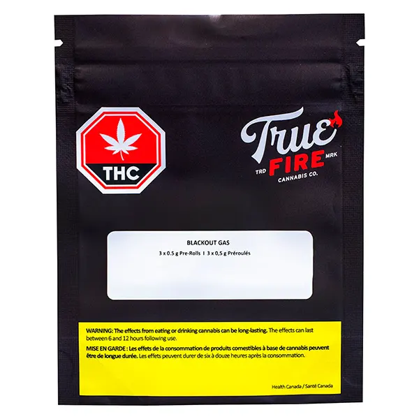 Blackout Gas Pre-Roll (Pre-Rolls) by True Fire