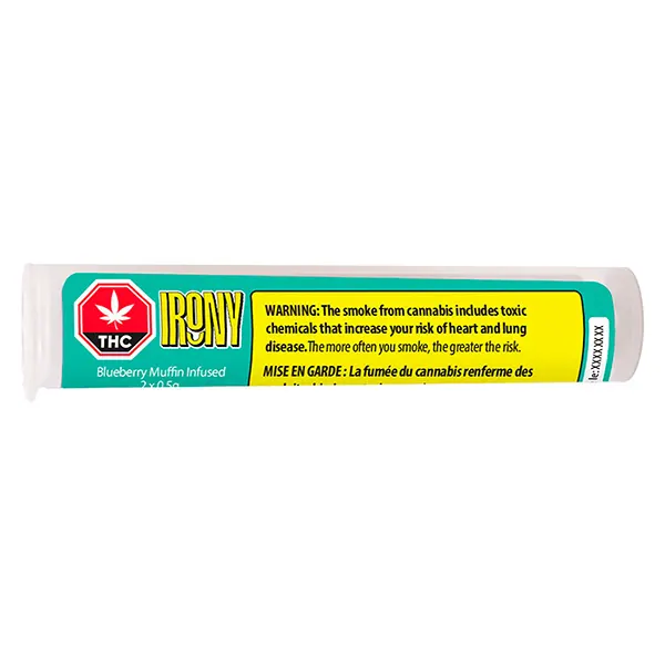 Image for Blueberry Muffin Infused Pre-Roll, cannabis all products by Irony