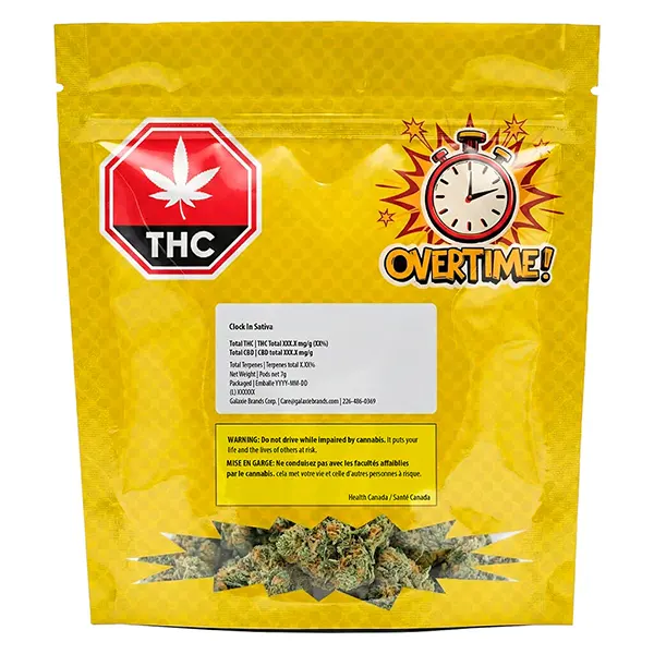 Image for Clock In, cannabis all products by Overtime