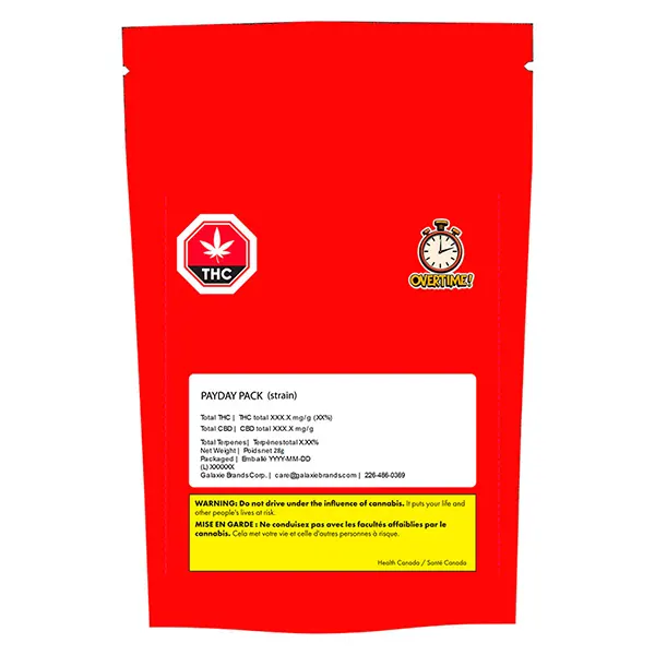 Image for Payday Pack, cannabis all products by Overtime