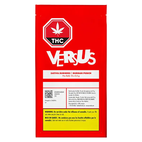 Burners Durban Punch Pre-Roll (Pre-Rolls) by Versus