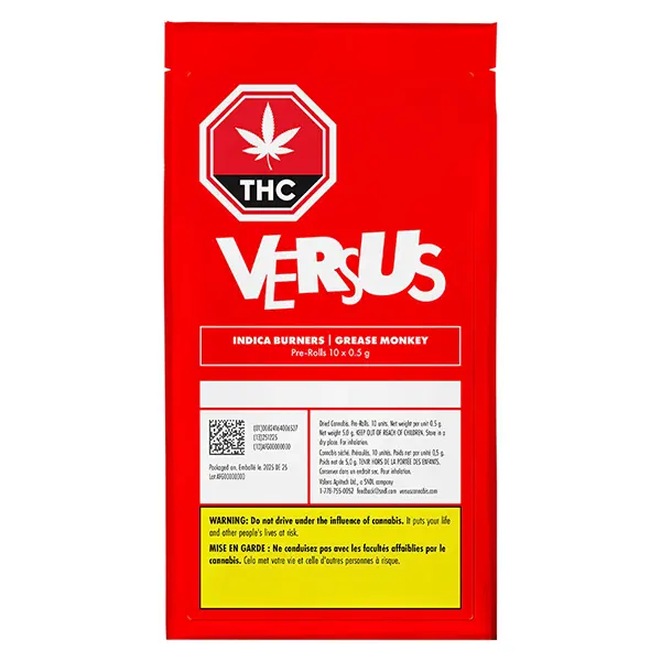 Burners Grease Monkey Pre-Roll (Pre-Rolls) by Versus