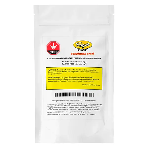 Forbidden Fruit Liquid Diamond Disposable Vape (Disposable Vapes) by Fuego