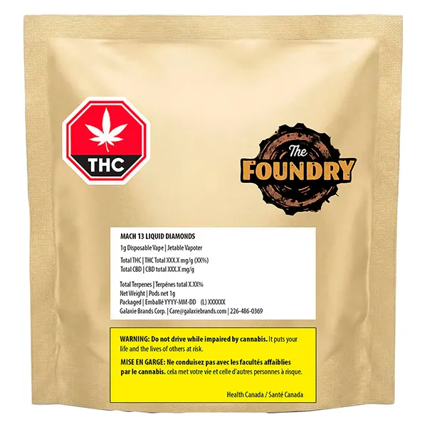 Mach 13 Liquid Diamonds AIO Vape (Disposable Vapes) by The Foundry