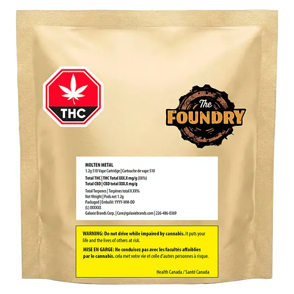 Molten Metal 510 Thread Cartridge (510 Cartridges) by The Foundry