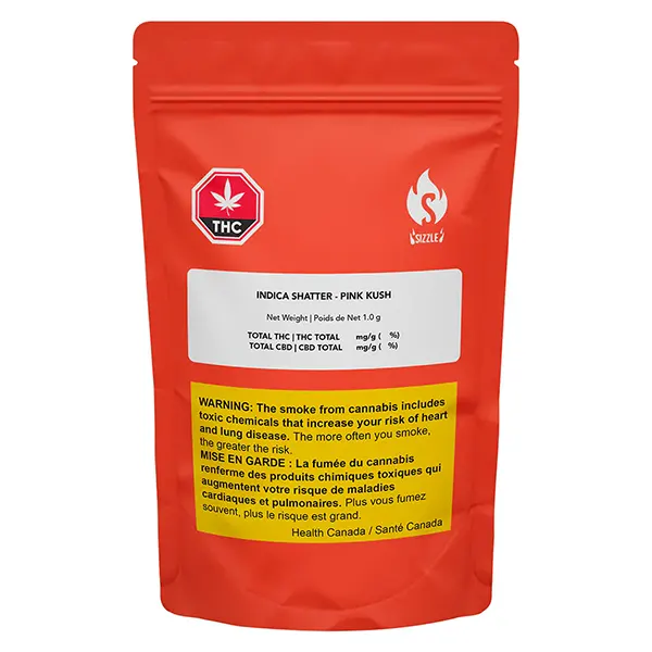 Image for Indica Shatter - Pink Kush, cannabis all products by Sizzle