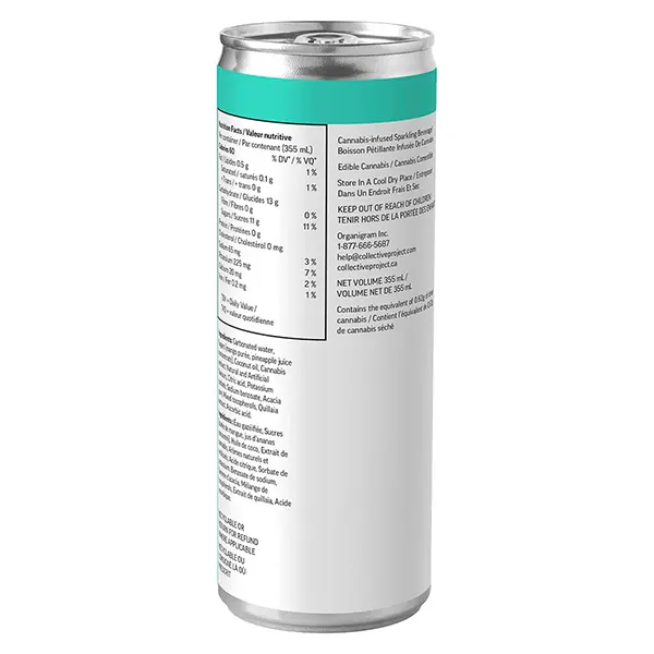 Island Time Mango Pineapple & Coconut Sparkling Juice (Sparkling Water) by Collective Project