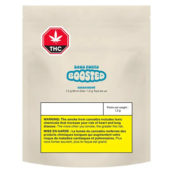 Kush Mint BOOSTED All-In-One Vape (Disposable Vapes) by Back Forty