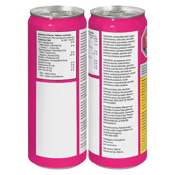 Image for Lychee Cannabis-Infused Carbonated Beverage, cannabis soft drinks by Green Monke