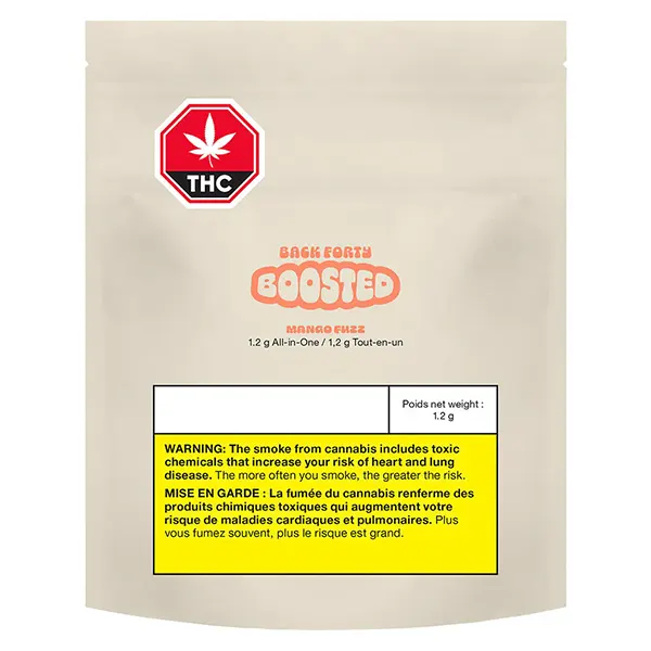 Mango Fuzz BOOSTED All-In-One Vape (Disposable Vapes) by Back Forty