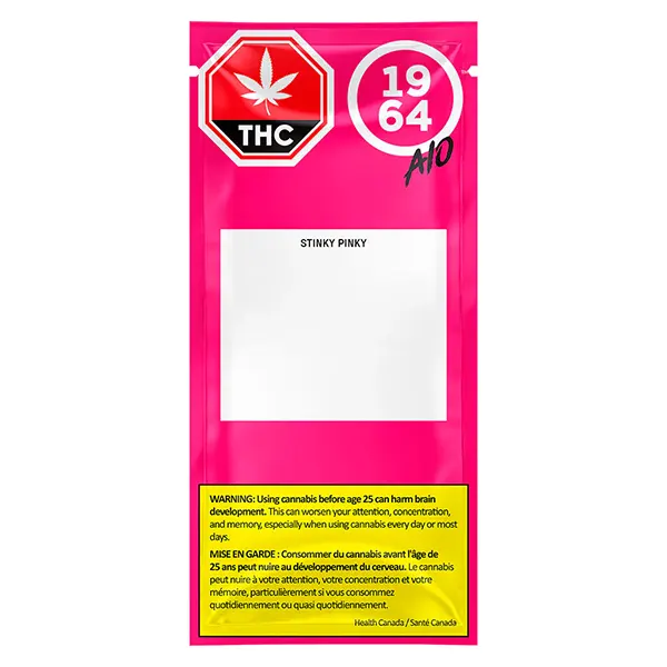 Stinky Pinky FSE Resin AIO Vape (Disposable Vapes) by 1964