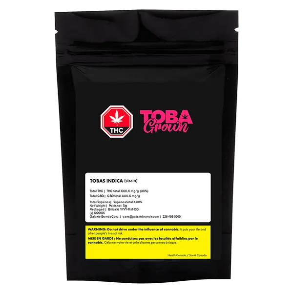 Image for Toba's Indica, cannabis all products by TobaGrown