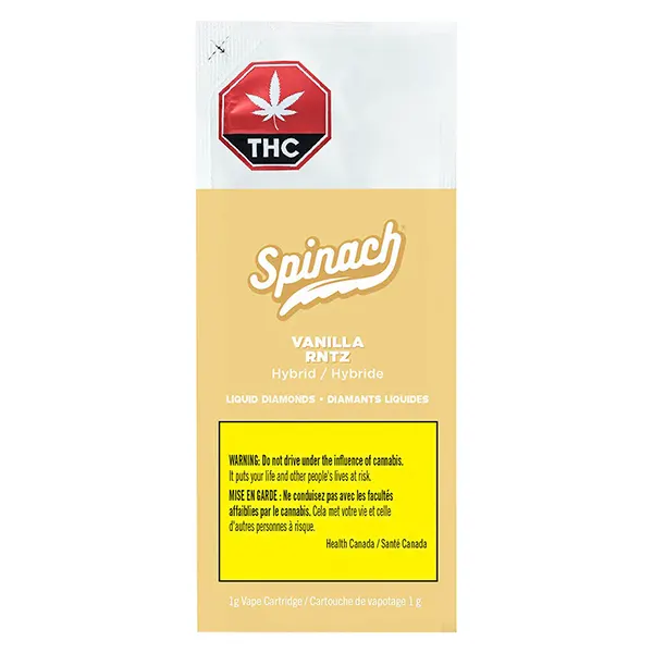Image for Vanilla RNTZ Liquid Diamonds 510 Thread Cartridge, cannabis 510 cartridges by Spinach
