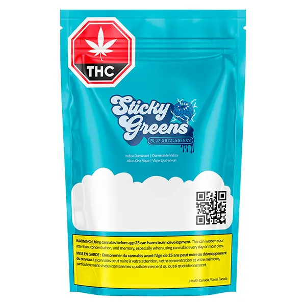 Blue Razzleberry Dripbar All-in-One (Disposable Vapes) by Sticky Greens