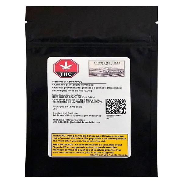 Trainwreck x Donny OG (Seeds) by Trichome Hills Corp