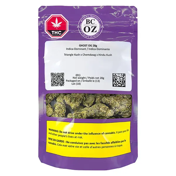 Ghost OG (Dried Flower) by BC OZ