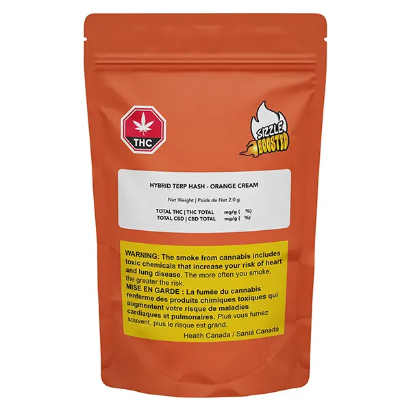 Hybrid Terp Hash - Orange Cream (Hash, Kief) by Sizzle