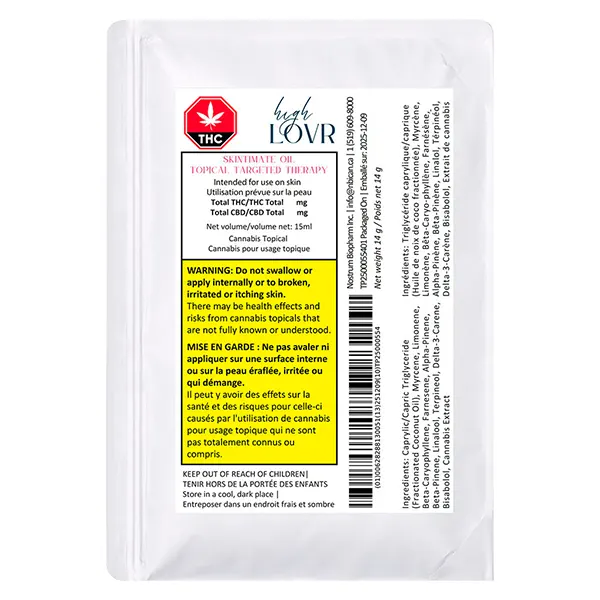 Skintimate Oil - Topical Targeted Therapy (Creams, Lotions) by High LOVR