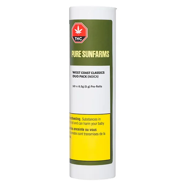 Image for West Coast Classics Duo Pack Pre-Roll, cannabis pre-rolls by Pure Sunfarms