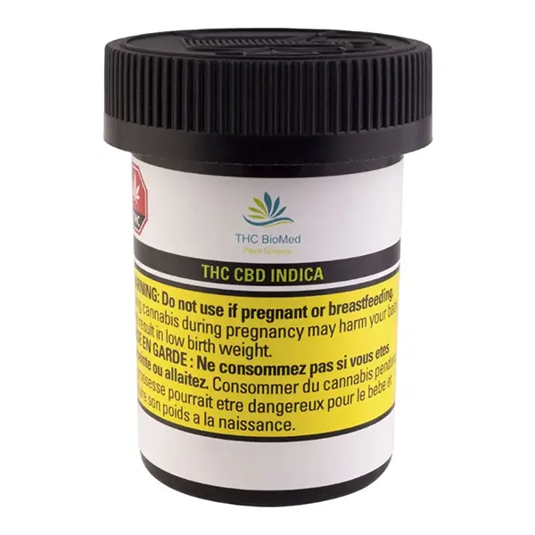 THC CBD Indica (Dried Flower) by THC BioMed