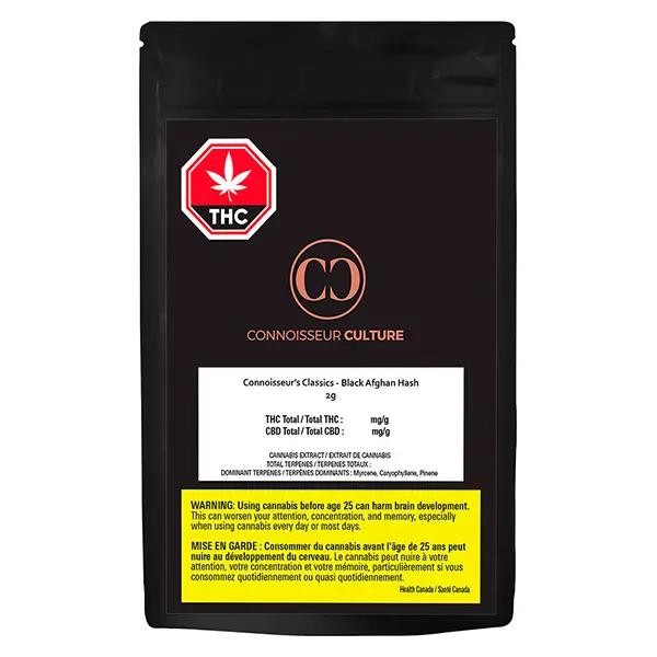 Image for Connoisseur's Classics - Black Afghan Hash, cannabis hash, kief by Connoisseur Culture