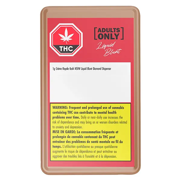 Image for Crème Royale Kush NSFW Liquid Blunt Diamond Dispenser, cannabis resin, rosin by Adults Only