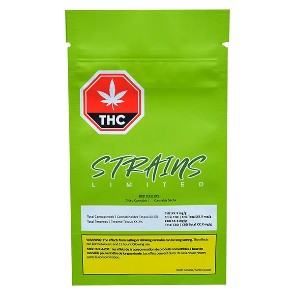 First Class Gas (Dried Flower) by Strains Limited