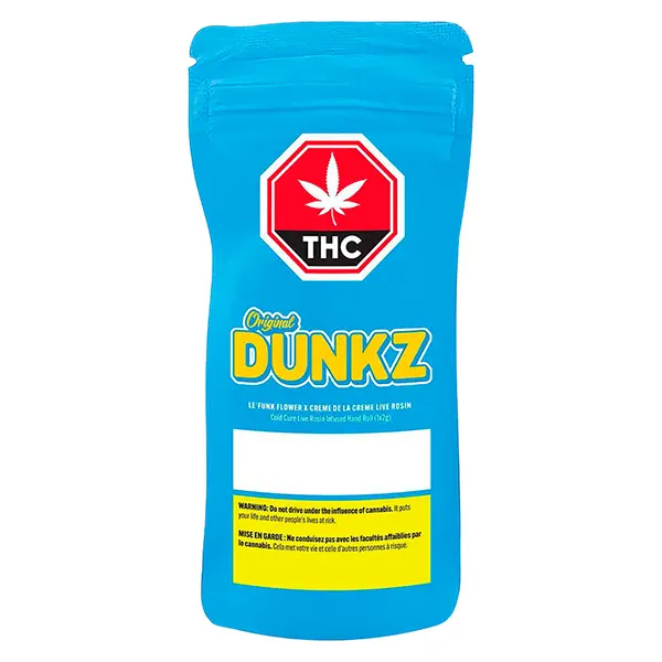 Le' Funk x Creme de la Creme Live Rosin Infused Hand-Roll (Pre-Rolls) by Original Dunkz