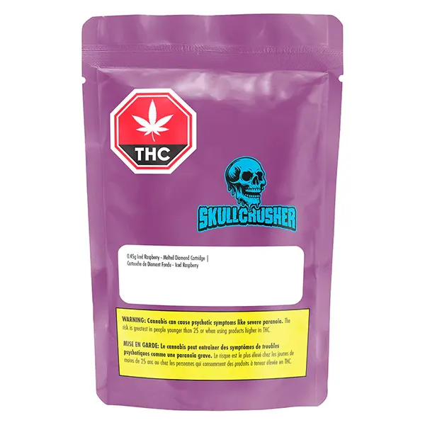 Image for Iced Raspberry - Melted Diamond 510 Thread Cartridge, cannabis all products by Skullcrusher 70's by RAD