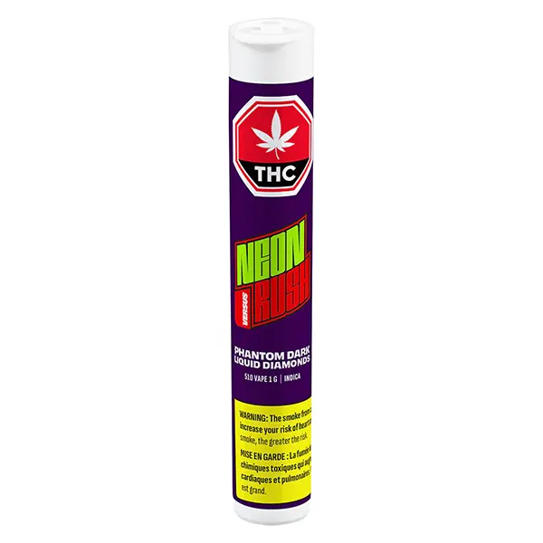 Image for Neon Rush Phantom Dark Liquid Diamonds 510 Thread Cartridge, cannabis all products by Versus