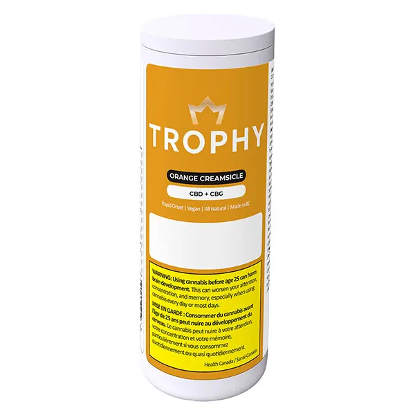 Image for Orange Creamsicle, cannabis gummies by Trophy