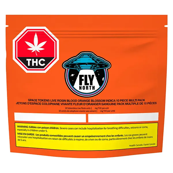 Image for Space Tokens Live Rosin Blood Orange Blossom Multipack, cannabis gummies by Fly North