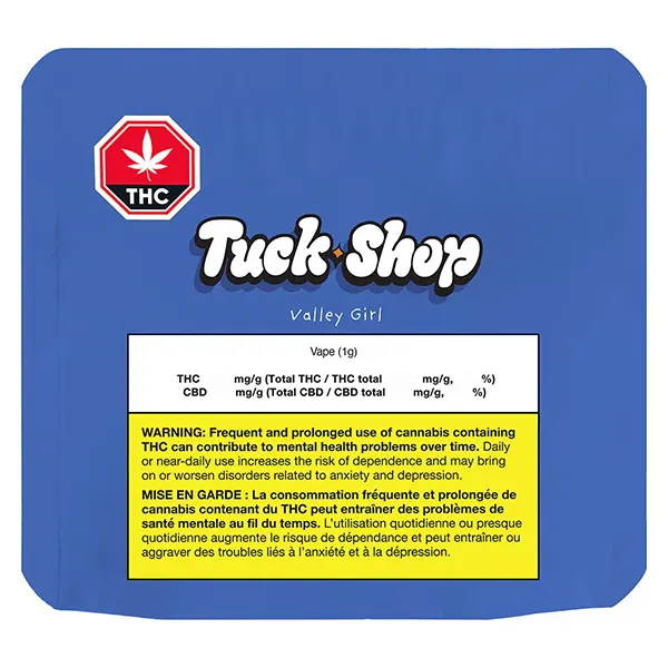 Image for Valley Girl Pure Cured Resin AIO, cannabis disposable vapes by Tuck Shop