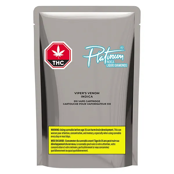 Image for Viper's Venom Liquid Diamond 510 Thread Cartridge, cannabis 510 cartridges by Platinum