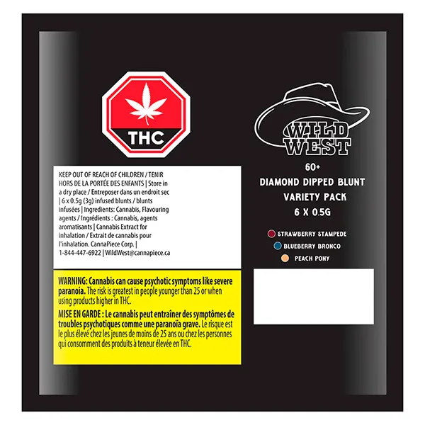 Image for 60+ Diamond Dipped Blunt Variety Pack, cannabis blunts by Wild West