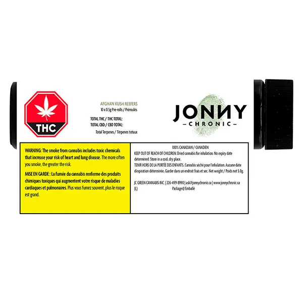 Afghan Kush Reefers Pre-Roll (Pre-Rolls) by Jonny Chronic