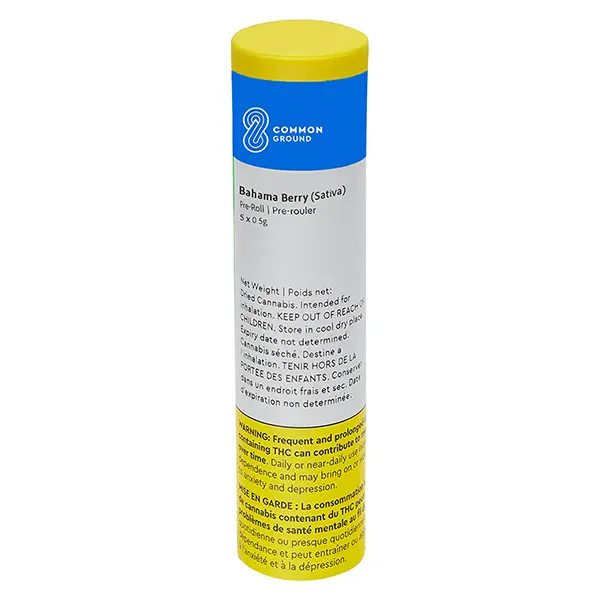Bahama Berry Pre-Roll (Pre-Rolls) by Common Ground
