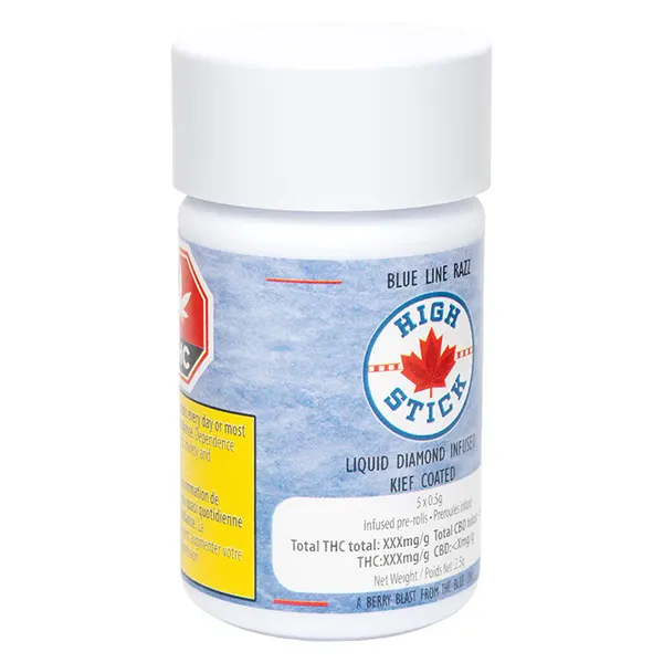 Image for Blue Line Razz Infused Pre-Roll, cannabis pre-rolls by Highly Dutch Organic