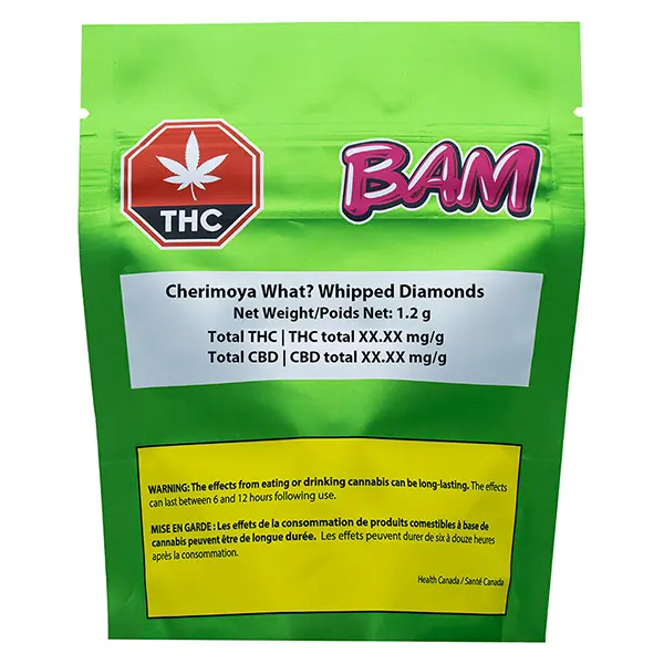 Image for Cherimoya What Whipped Diamonds, cannabis isolates, distillates by BAM