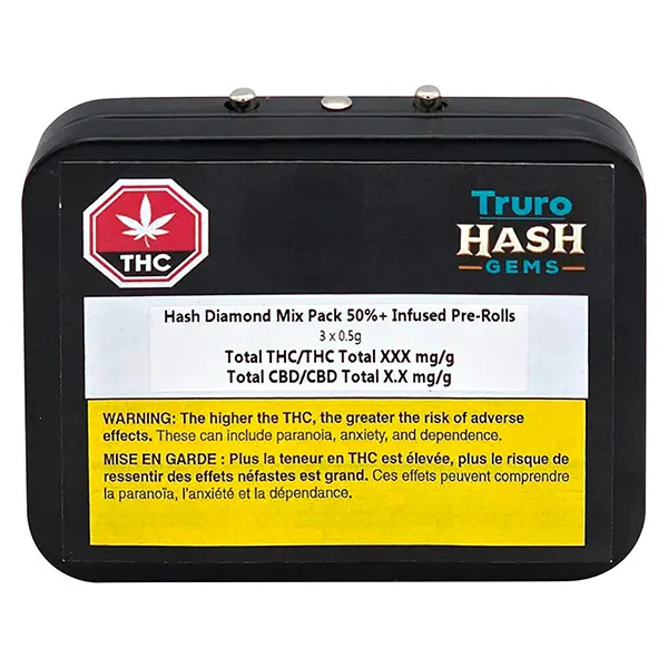 Image for Hash Diamond Mix Pack 50+ Infused Pre-Roll, cannabis pre-rolls by Truro