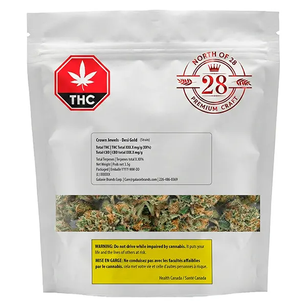 Crown Jewels - Desi Gold (Dried Flower) by North of 28