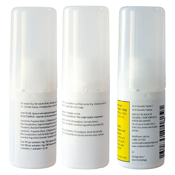Image for Deep Tissue Topical Spray, cannabis creams, lotions by RHO Phyto