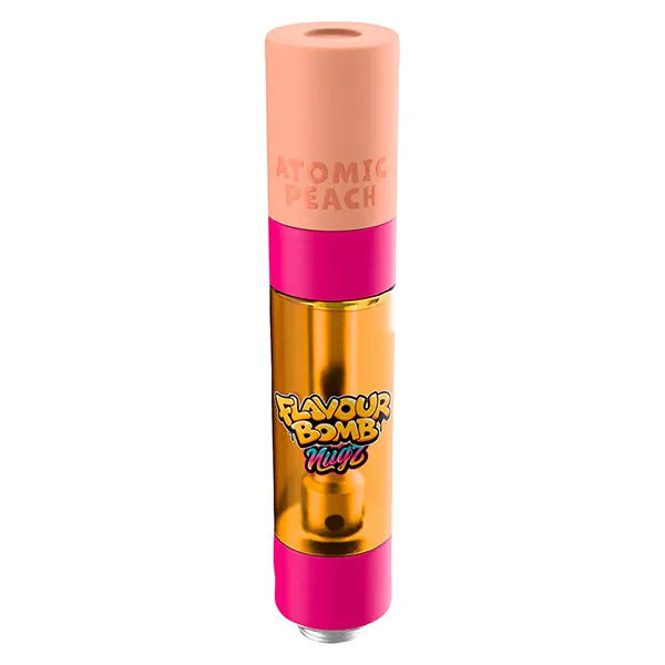 Image for FLAVOUR BOMB Atomic Peach Liquid Diamond 510 Vape, cannabis all products by Nugz